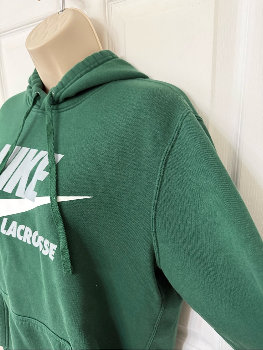Nike Club Fleece Lacrosse Hoodie Green Pullover Men’s Medium - Picture 7 of 14